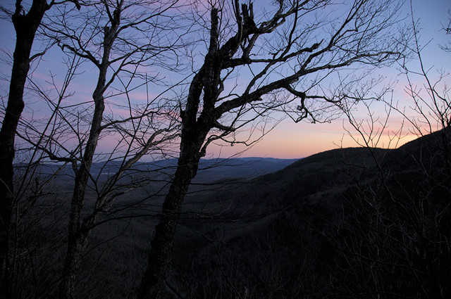 Sunset on the Appalachian Trail, Andover, ME