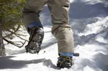 crampons in snow
