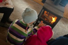 kids and fire