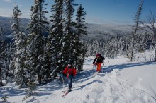 kids backcountry skiing