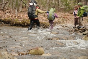 crossing spring stream
